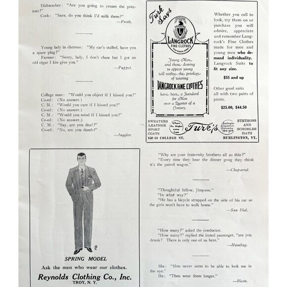 Blue Baboon Middlebury College Vermont 1925 Anniversary Publication V3 #3 DWS10 - Picture 5 of 6